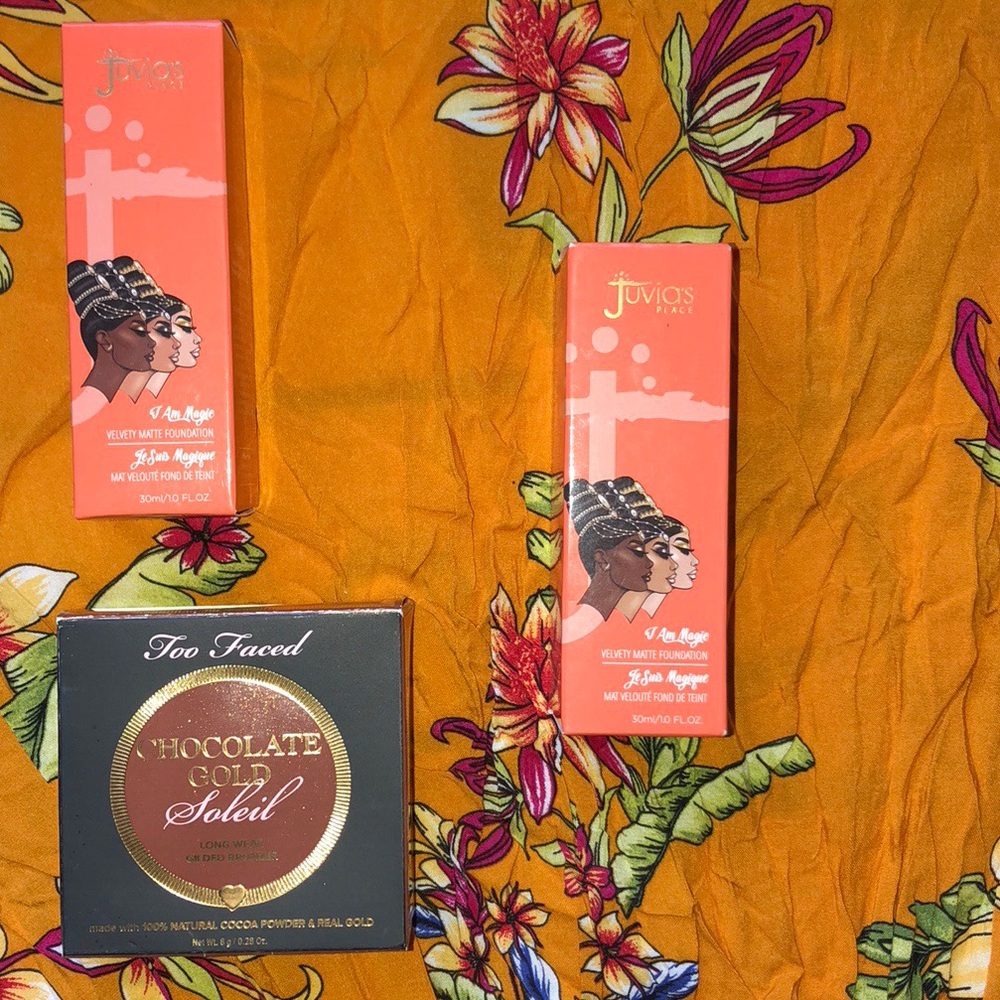 TOO FACED CHOCOLATE GOLD BRONZER &JUVIAS PLACE